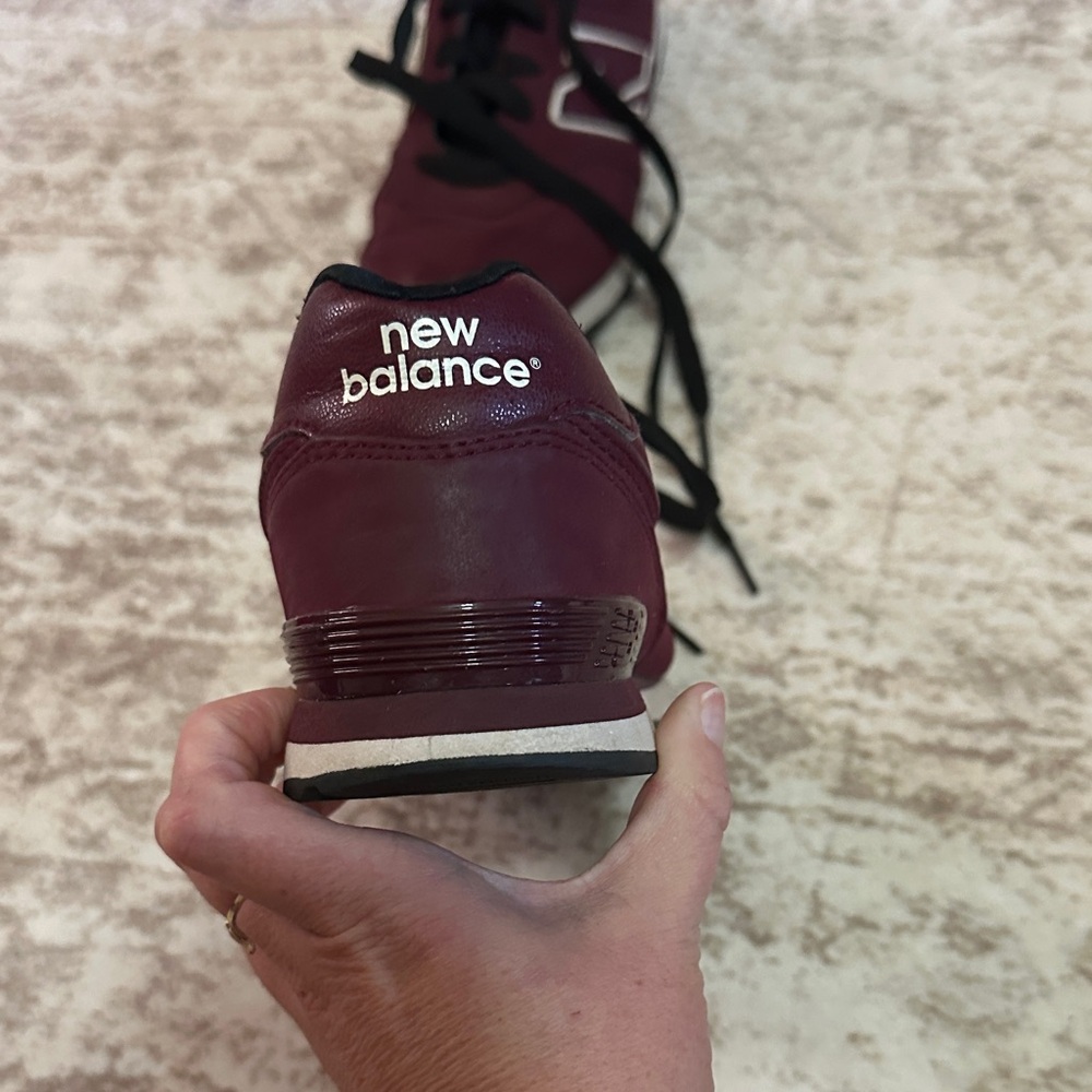 New Balance Kids' Maroon Sneakers - Picture 4 of 8